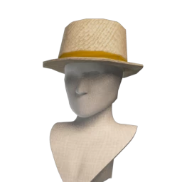 Front Row Straw Trilby Hat