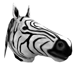 Zebra Head Mask