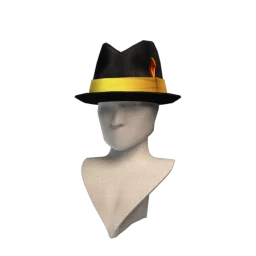 Front Row Glittering Gold Hat