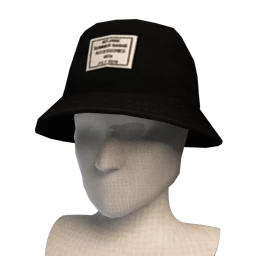 Kijane True Black Bucket Hat