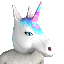 Cosmos Rainbow Unicorn Mask