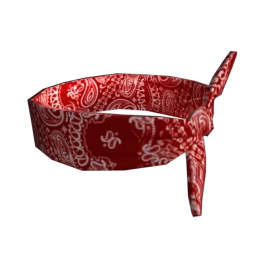 Drop Science Front Bow Bandana - Red