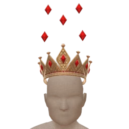 Bijouterie Gold January Garnet Crown
