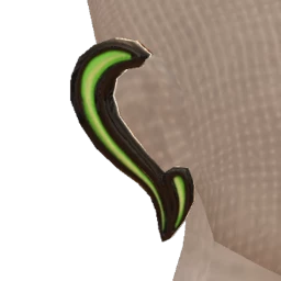 Cloud Nine Fluo Green Ear Cuff