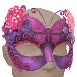 Cosmos Purple Enchanted Butterfly Mask