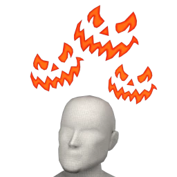 Cosmos Floating Evil Pumpkin Laughter