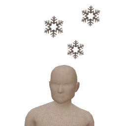 Cosmos North Pole Snowflakes Headwear