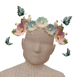 Cosmos Bloom Halo Flower Crown