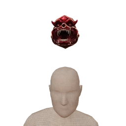 Cosmos Floating Ruby Skull