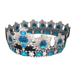 Bijourterie Fashion King Crown (Aquamarine)