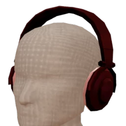 Yume Retro Dark Red Earphones