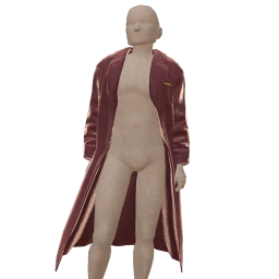 Ikon Elite Plum Velvet Vintage Coat