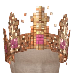 Ikon Elite Gold Pixel Crown