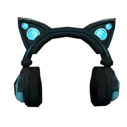 Cyber Kitty Headphones - Blue