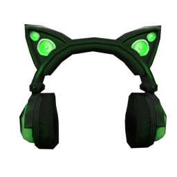 Cyber Kitty Headphones - Green