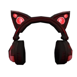 Cyber Kitty Headphones - Red