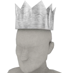 Christmas Cracker Crown - Silver