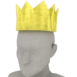 Christmas Cracker Crown - Yellow