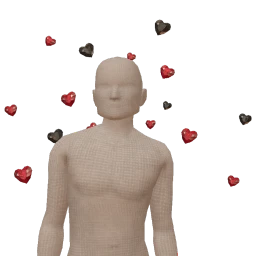 Yume Charm Crystal Hearts