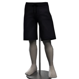 Bionic Black Croc Shorts