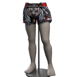 Bionic Snow Tiger MMA Shorts