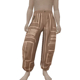 Drop Science Ultra Baggy Geometric Line Pants