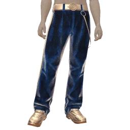 Cloud Nine Midnight Sporty Trousers With Silver Sneakers - Early Access