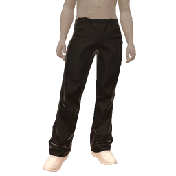 Front Row Black Straight Leg Sweats