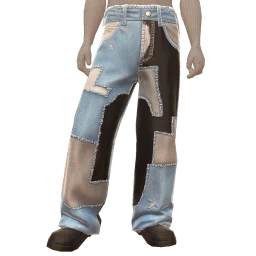 Cloud Nine Edgy Contrast Denim Trousers