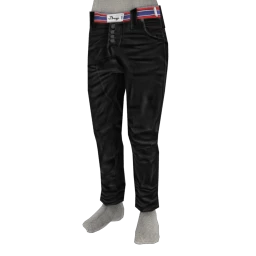 Foal Drop Crotch Trousers - Black