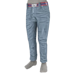 Foal Drop Crotch Trousers - Sky Blue