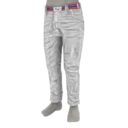 Foal Drop Crotch Trousers - White