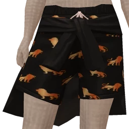 Delirious Lion Charm Shorts