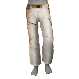 Prevail Orange And White Jeans