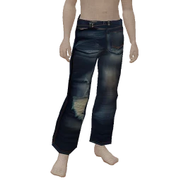 USAesthetics Torn Deconstructed Denim Jeans