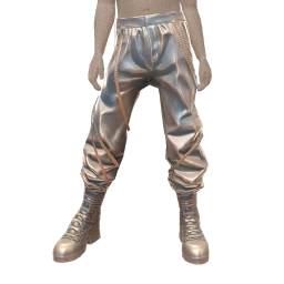 Front Row Silver Circuit Cyber Trousers