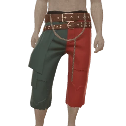 Drop Science Belted Two Tone Shorts