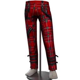 Delirious Squid Tartan Disarray Trousers