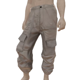 Delirious Muted Grey Cargo Pants