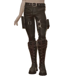 Delirious Midnight Slayer Black Leather Trousers