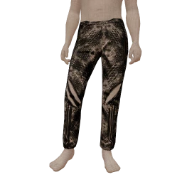 Delirious Monochrome Zip Trousers