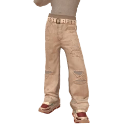 Drop Science Cream Flame Jeans