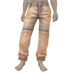 Foal Faded Indigo Check Deconstructed Jeans 