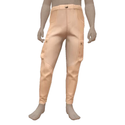 Drop Science Leather Panel Trousers