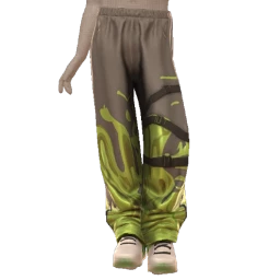 Drop Science Green Flames Sweatpants