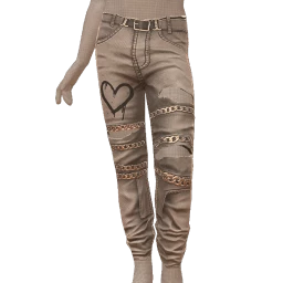 Drop Science Tag My Heart Jeans