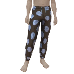 Drop Science Blue Acid Smile Sweatpants