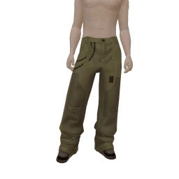 Drop Science Khaki Classic Slouch Denim