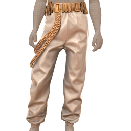 Drop Science White Gold Bar Trousers