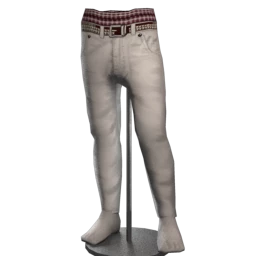 Drop Science Studded Belt Saggy Jeans